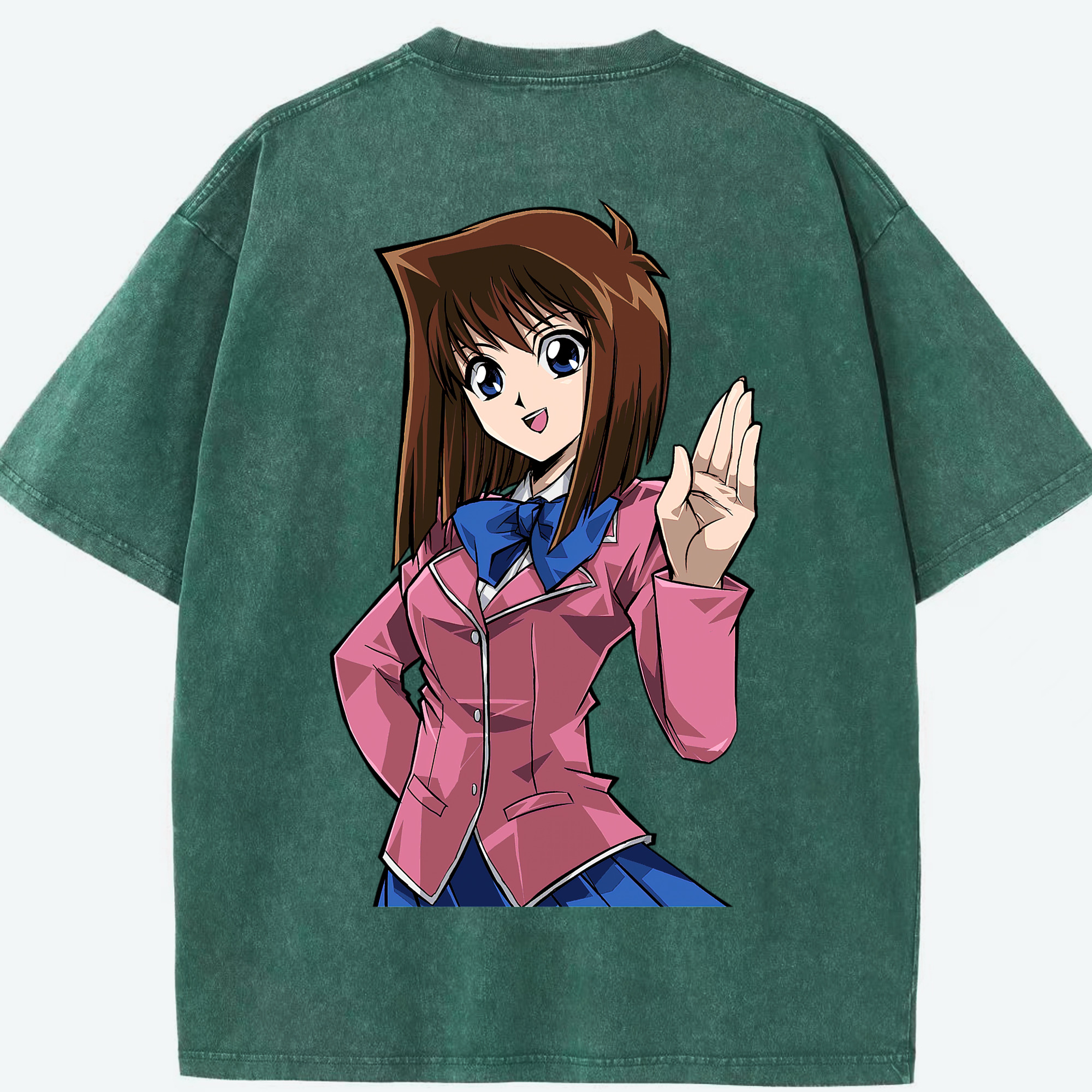 （画像用） 遊☆戯☆王 Yu-Gi-Oh! 綿100% ヴィンテージ風 半袖Tシャツ（背面プリント）